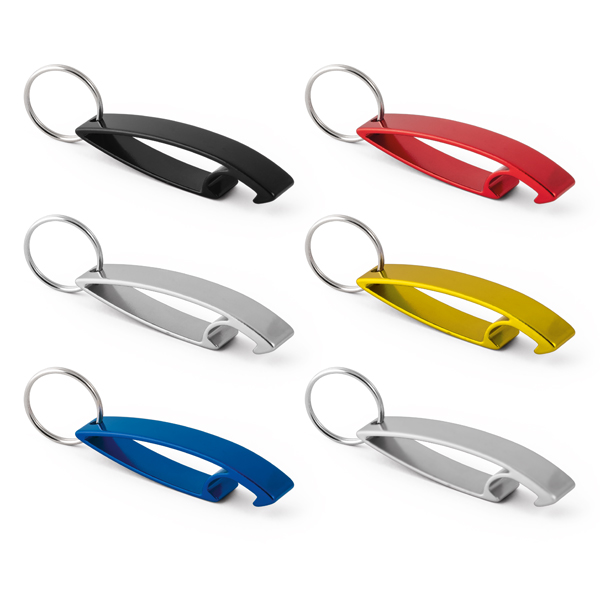 Brindes Personalizados para Empresas em BH | Chaveiro Abridor de Alumínio Elipse