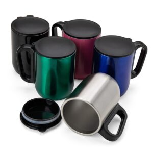 Caneca Inox Parede Dupla 250 ml COD 18622