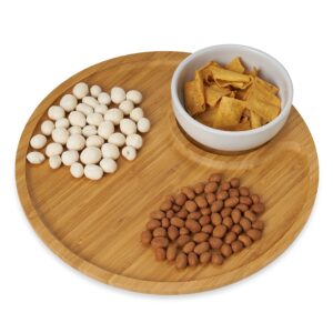 Petisqueira de Bambu Com Divisória COD 18619