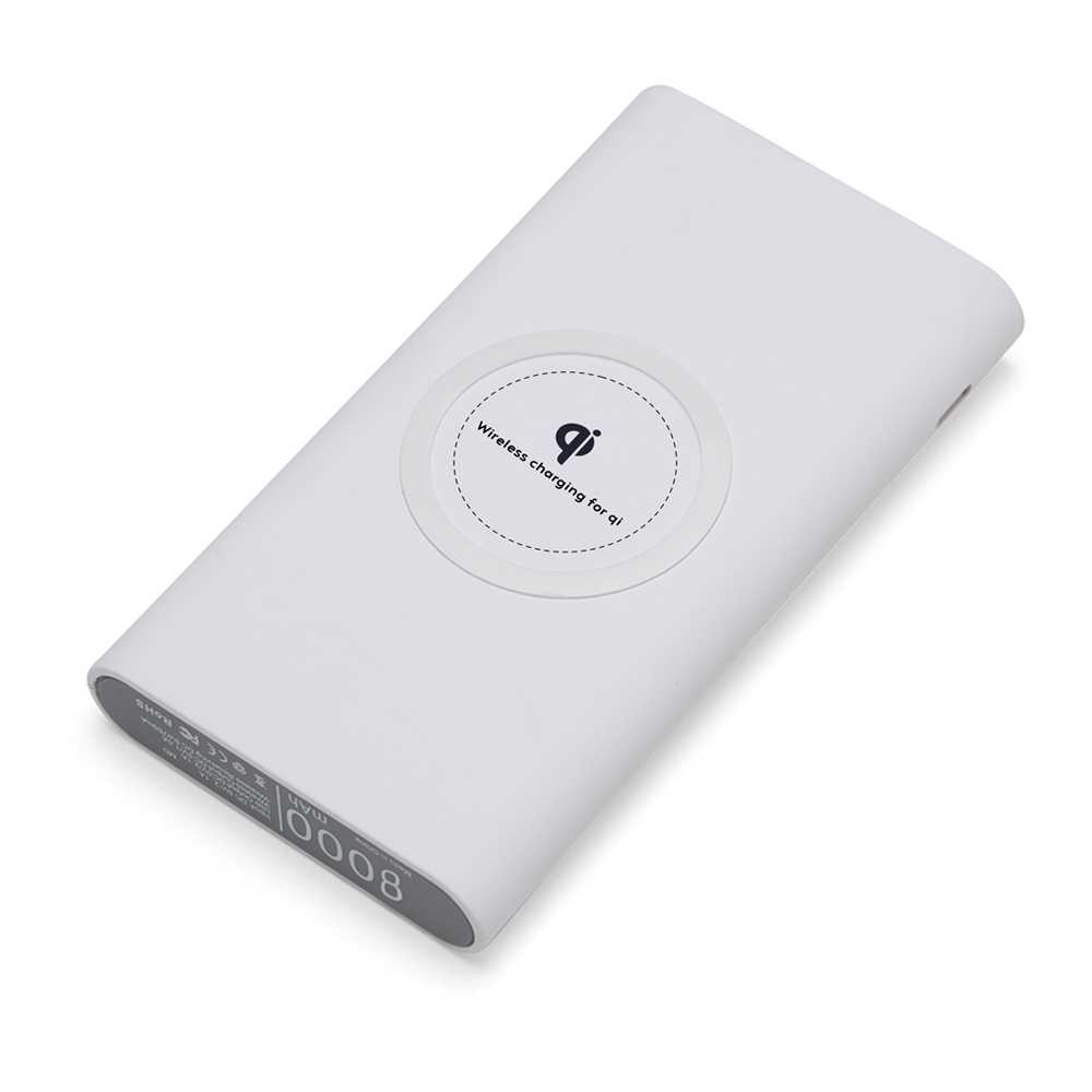 Power Bank 8000m com Carregamento via Indução ou via Cabo COD 04050 - Imagem 3