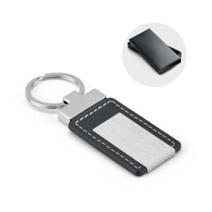 Chaveiro Metal e Couro COD 93156