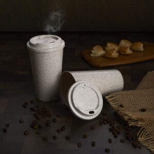 Brindes Personalizados para Empresas BH | Copo de Fibra de Arroz 550ml