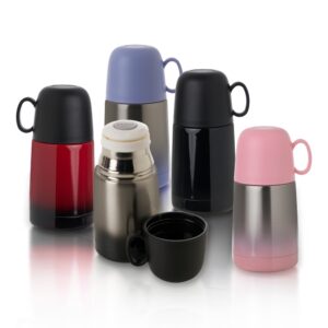 Brindes Personalizados Corporativos BH | Garrafa Térmica 250ml Alça para Copo