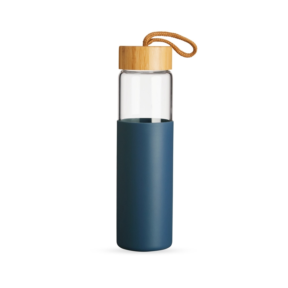 Brindes Personalizados em BH Corporativos | Garrafa de Vidro 750ml Tampa de Madeira com Alça