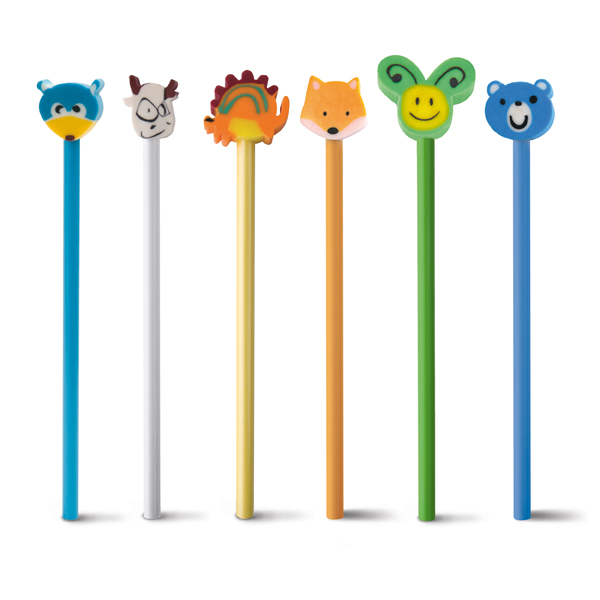 Lápis Boneco Borracha COD 91904