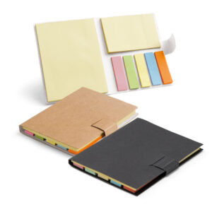 Brindes Personalizados em BH Corporativos | Caderno e Blocos Adesivados 7 Blocos Adesivados 25 Folhas Cada