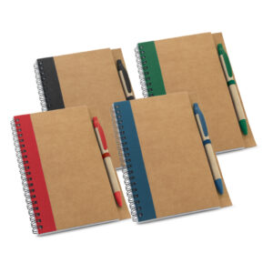 Brindes para Empresas Personalizados BH | Caderno Papel Kraft Porta Caneta de Papel Kraft 4 CORES