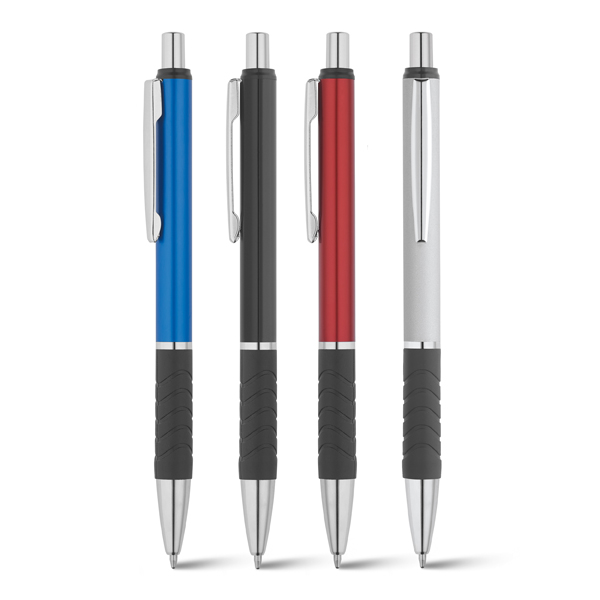 Empresa de Brindes Personalizados Corporativos em BH | DANTE Caneta Esferográfica 4 Cores Pegada Emborrachada