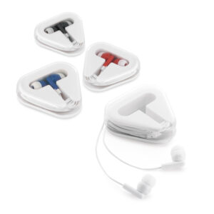 Brindes Personalizados Corporativos em BH | Fone de Ouvido Cabo de 1,25 m Fornecido em Caixa de PS/ABS 4 CORES