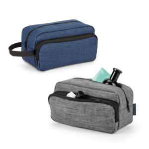 Brindes Corporativos Personalizados para Empresas BH | Nécessaire 300D de Alta Densidade com Pega e Bolso Frontal