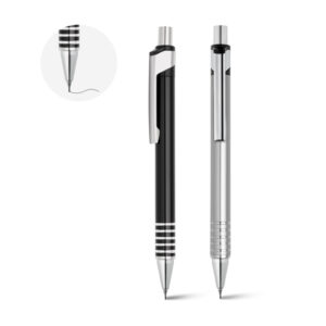 Empresa de Brindes Corporativos Personalizados em BH | NERO Lapiseira em Alumínio Clipe em Metal Grafite 0.5