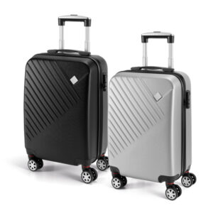 Brindes Personalizados Corporativos para Empresas BH | Mala de Viagem Executivo ABS 4 Rodas Giratórias Fecho de Segurança com Senha