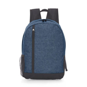 Empresa de Brindes Personalizados Corporativos em BH | Mochila para Notebook Bolso Lateral Tecido Poliéster AZUL