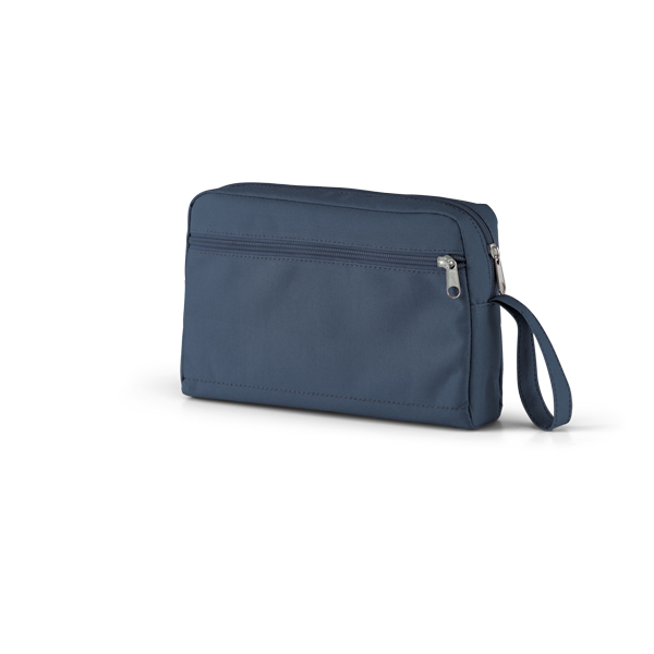 Brindes Personalizados BH para Empresas | Nécessaire 300d Bolso Lateral AZUL ESCURO