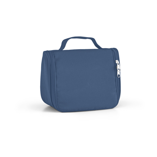 Brindes Personalizados para Corporativas BH | Nécessaire Microfibra com Vários Bolsos Interiores AZUL