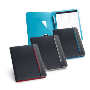 Brindes Personalizados para Empresas BH | Pasta A4 Couro Sintético e Poliéster 20 Folhas