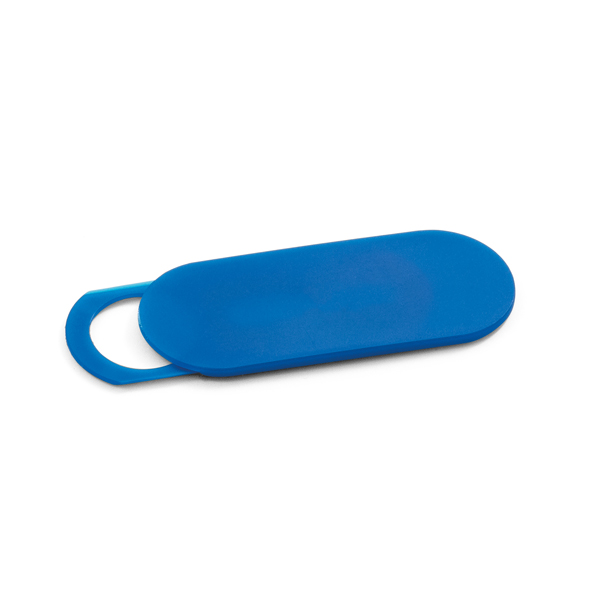 Brindes Personalizados Corporativos BH | Protetor Webcam PP Tampa Deslizante Autocolante no Verso AZUL