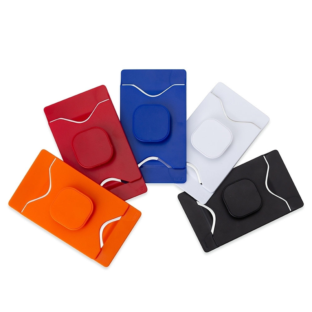 Brindes Corporativos em BH Personalizados | Adesivo Porta Cartão com Suporte para Celular