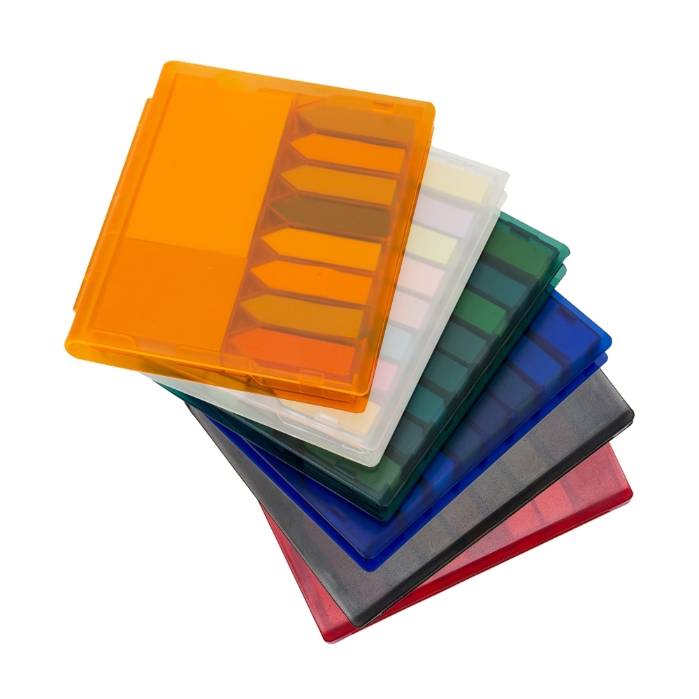 Brindes Personalizados Corporativos em BH | Bloco de Anotações com Autoadesivos Plástico 8 mini Blocos com 100 Folhas