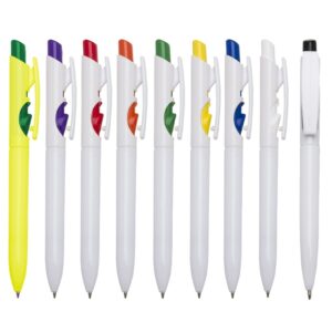 Brindes Corporativos Personalizados em BH | Caneta Plástica Carga Azul Acionamento por Clique