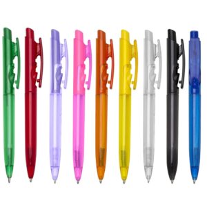 Brindes Corporativos Personalizados em BH | Caneta Plástica Carga Azul Acionamento por Clique