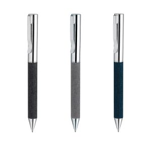 Brindes Personalizados para Empresas em BH | Caneta Metálica Tinta Azul com Estojo