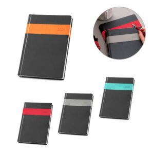 Brindes Personalizadas para Empresas | Agenda A5 em Poliuretano com marcador em fita