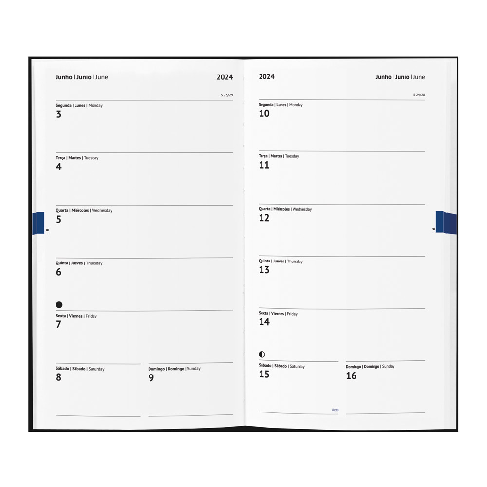 Brindes Corporativos Personalizados em BH |SPECT POCKET Agenda de bolso em tecido poliéster