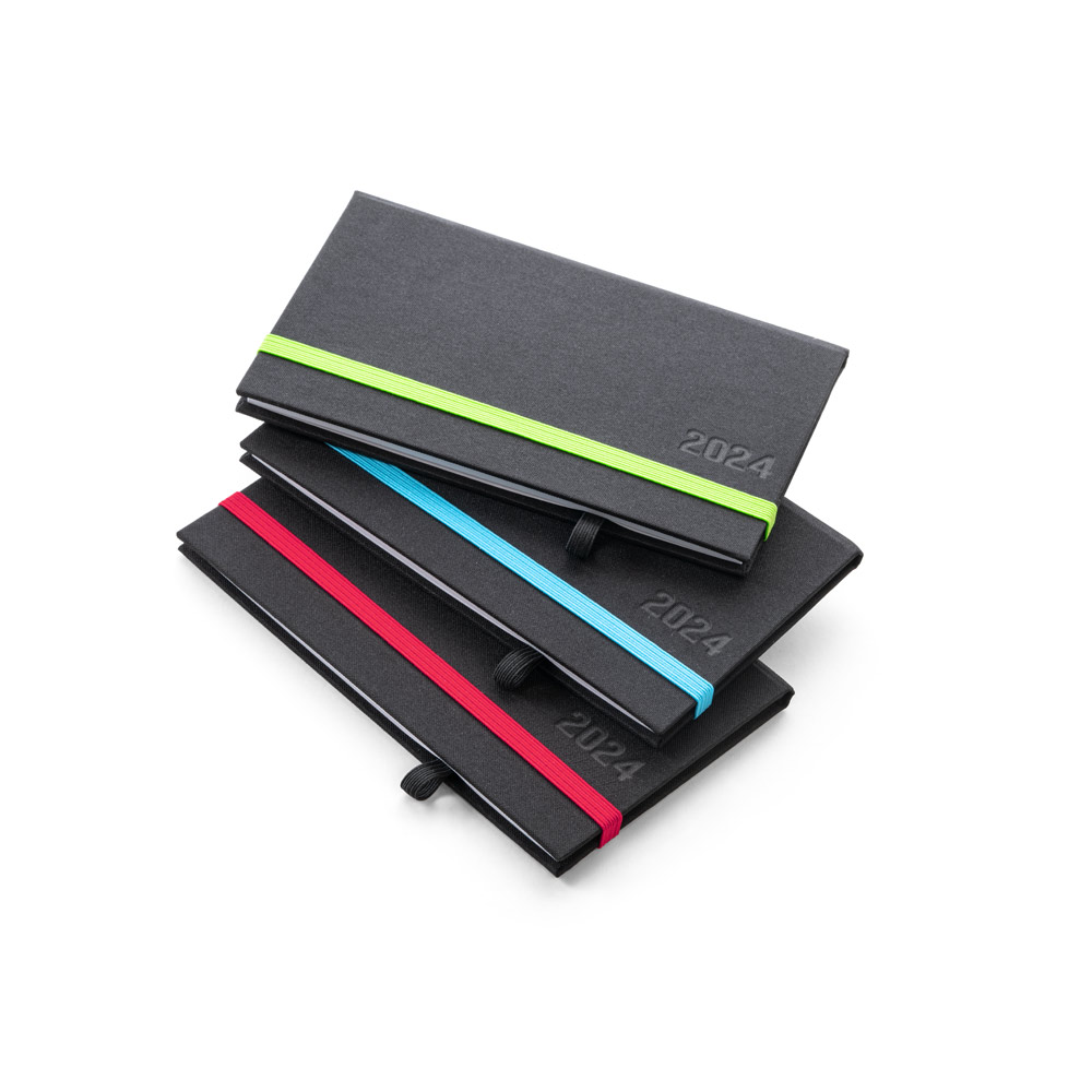 Brindes Corporativos Personalizados em BH |SPECT POCKET Agenda de bolso em tecido poliéster