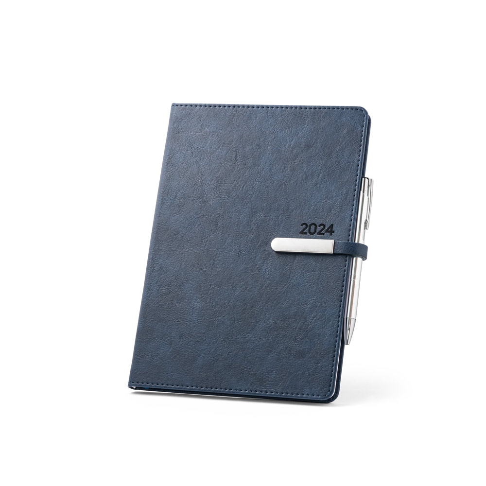 Brindes Personalizados Corporativo | VERLAINE Agenda B5 em PU