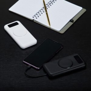 Brindes Personalizados para Empresas em BH | Power Bank 10.000mAh com Carregamento via Indução ou via Cabo