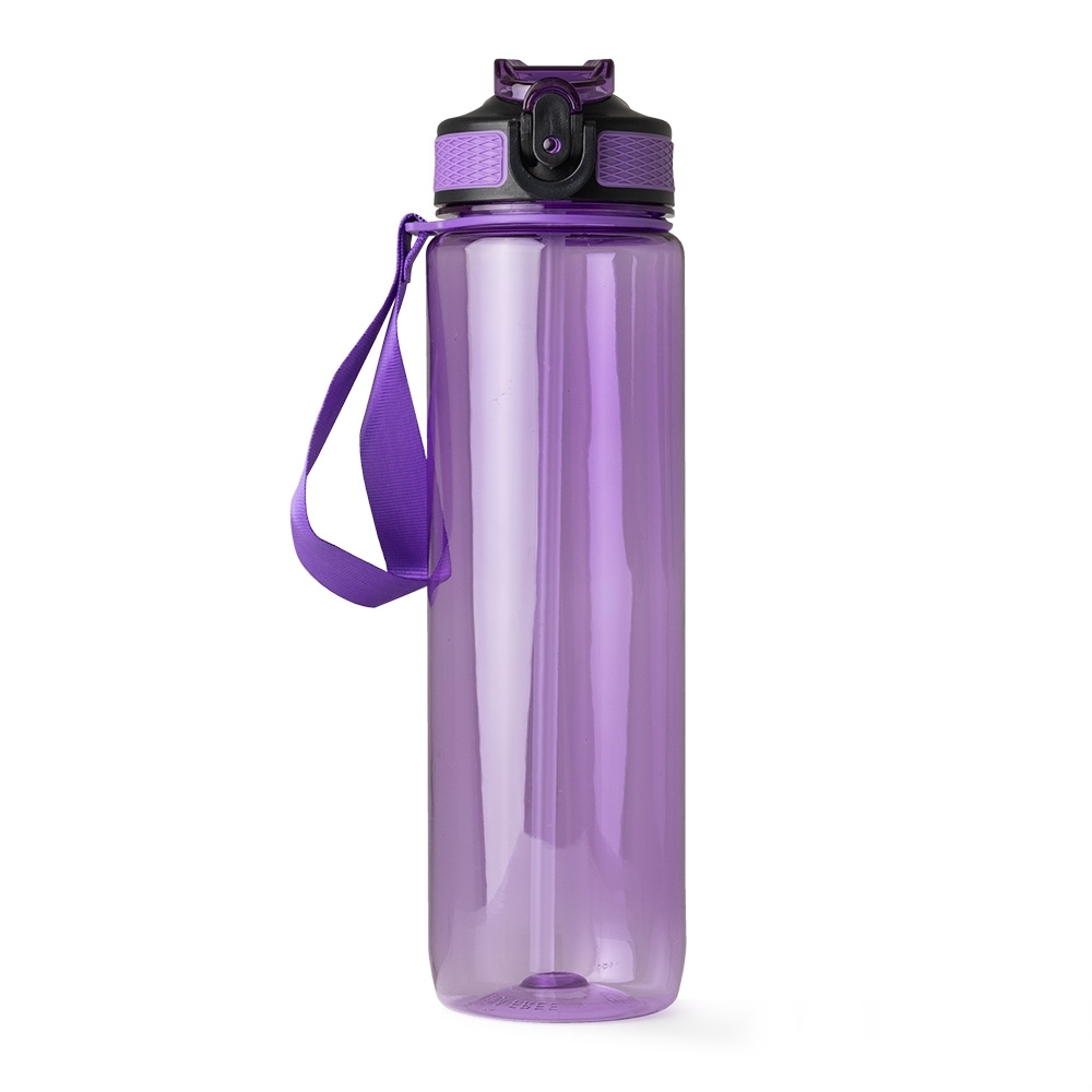 Brindes Personalizados Corporativo em BH | Garrafa Squeeze Plástico 1 Litro ROXO | Brindes Corporativos